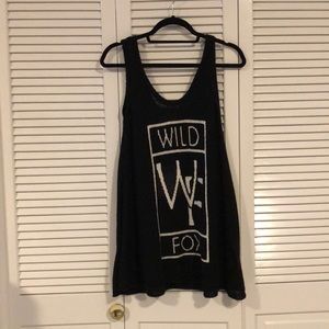 wildfox flowy tank, white label